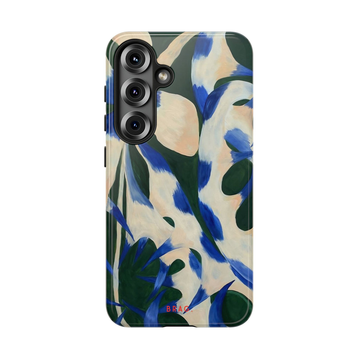 Blue Garden Tough Phone Case – Shockproof Protective iPhone Cover