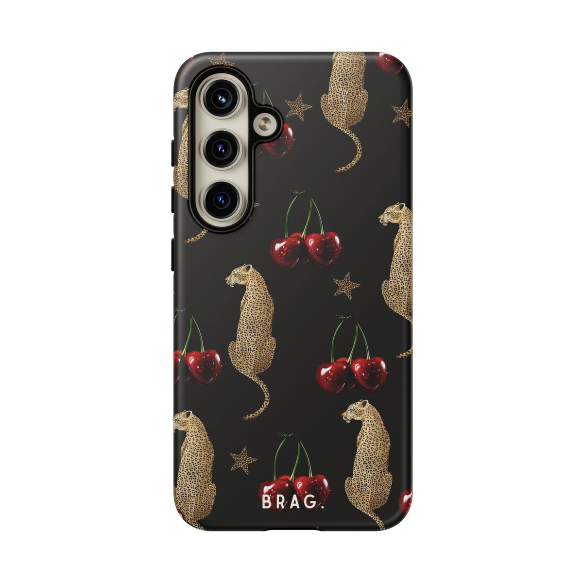 Wild Cherry Tough Phone Case – Shockproof Protective iPhone Cover