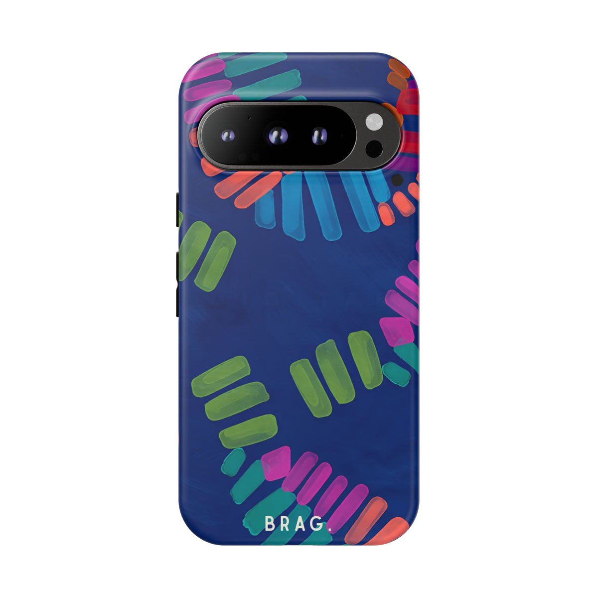 Blue Palm Tough Phone Case – Shockproof Protective iPhone Cover