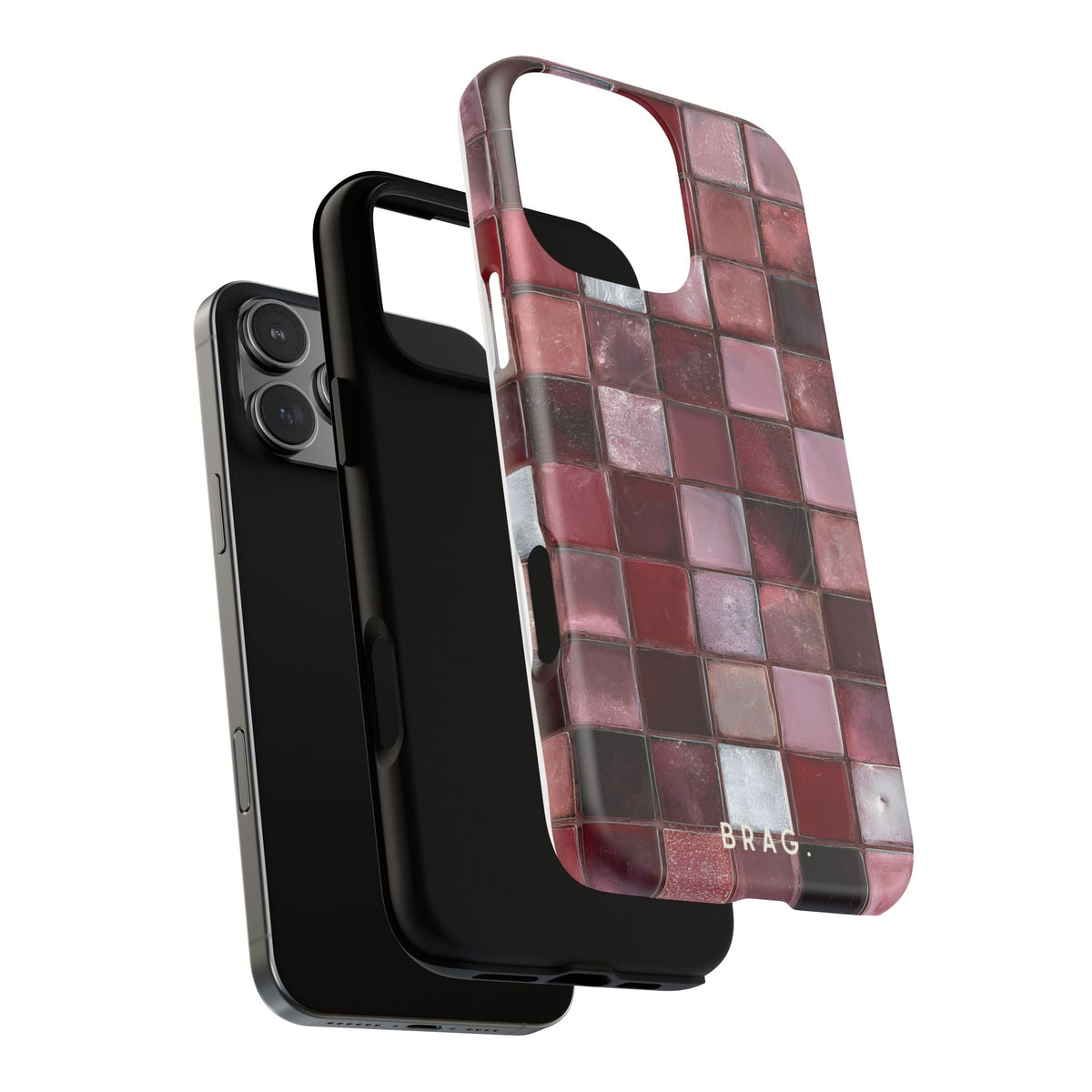 Cherry Tile MagSafe Tough Phone Case — Magnetic Protective Cover