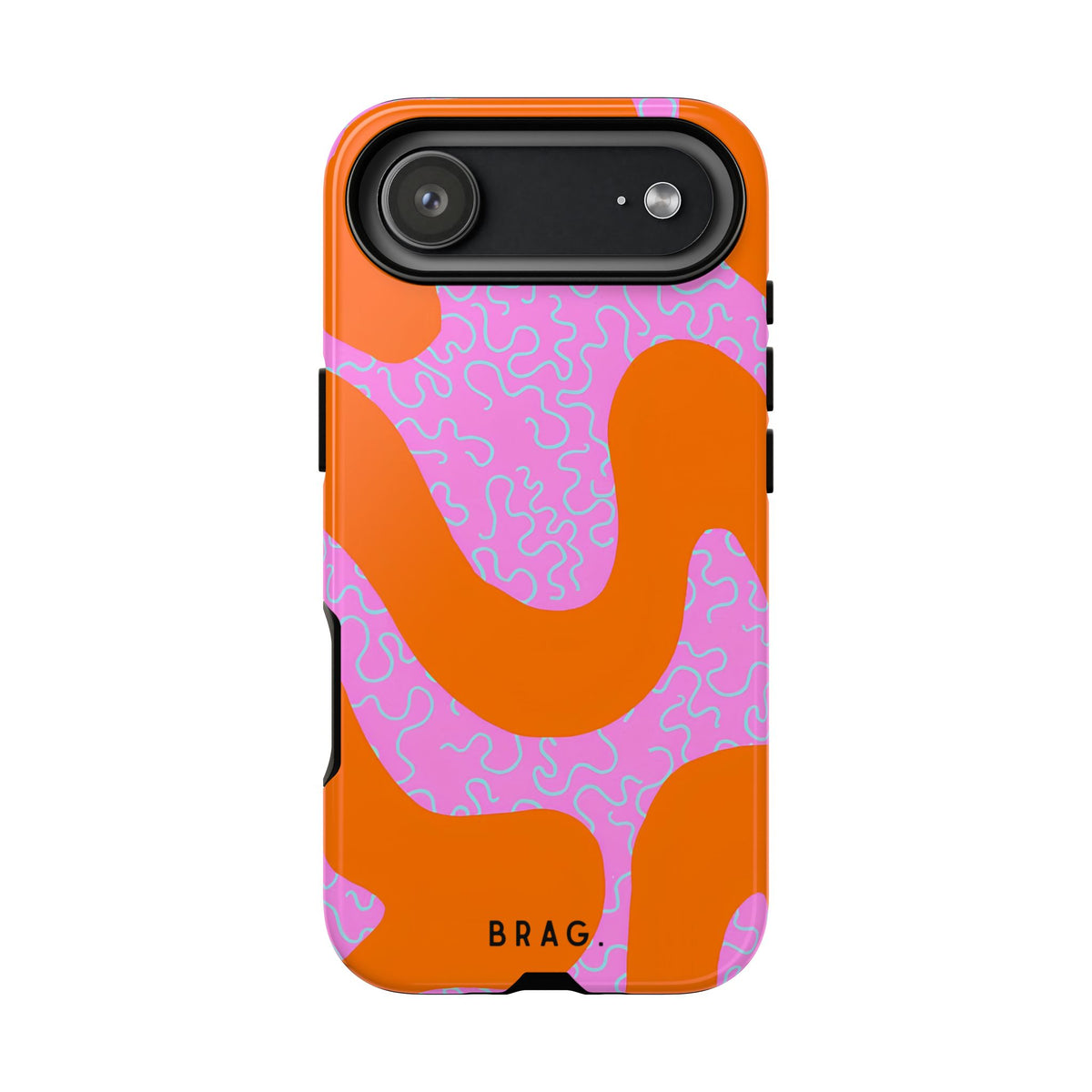 Coral Kiss Tough Phone Case – Shockproof Protective iPhone Cover