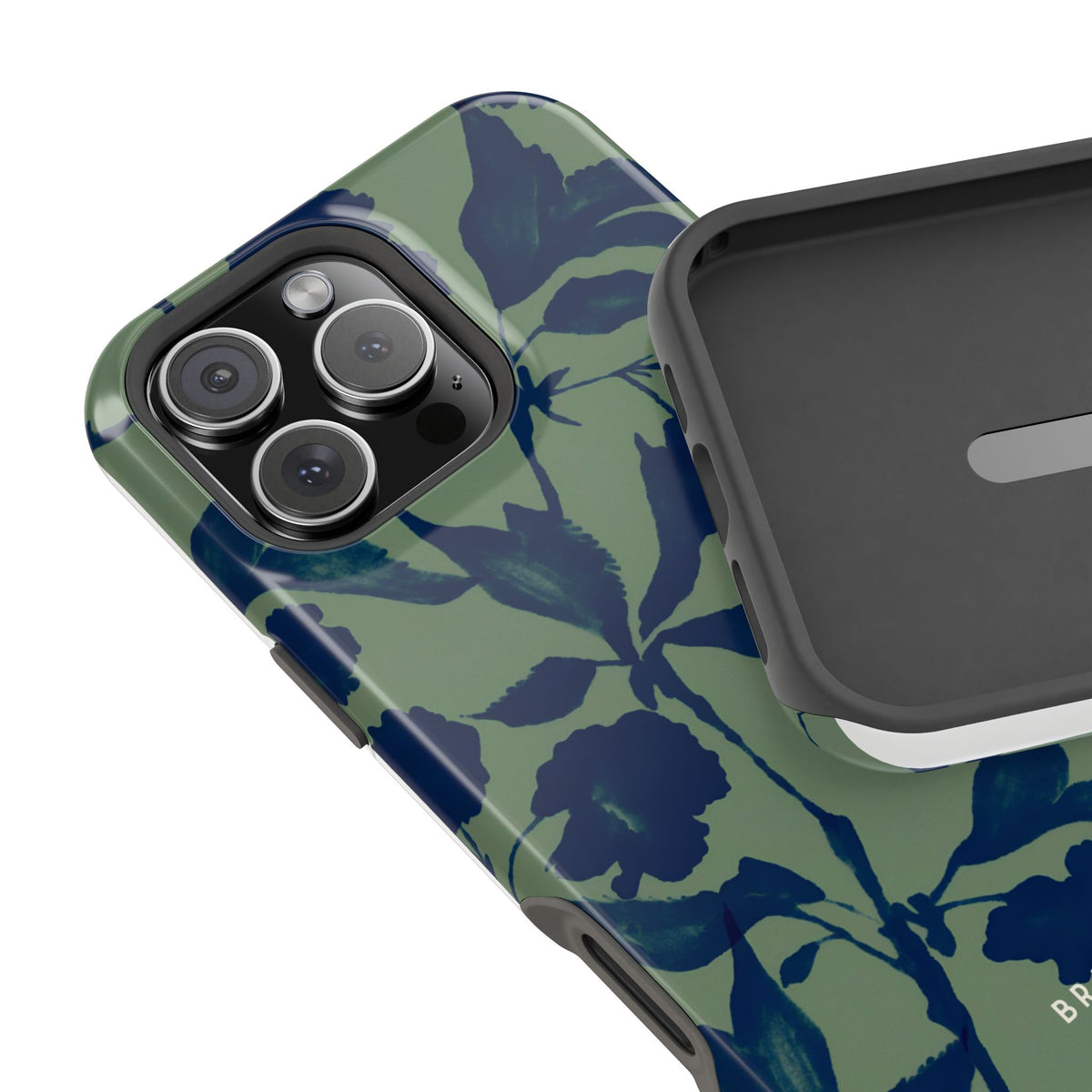 Sage Bloom Magnetic Impact-Resistant Phone Case