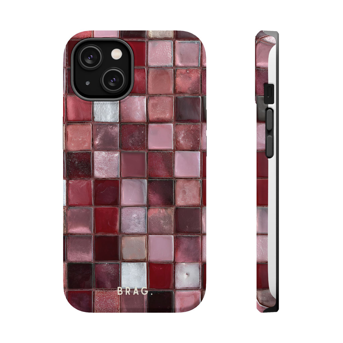 Cherry Tile Magnetic Impact-Resistant Phone Case