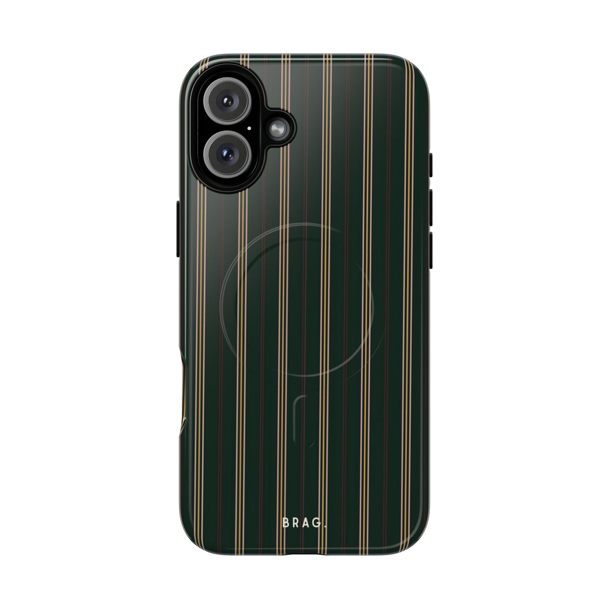 Vintage Pinstripe MagSafe Tough Phone Case — Magnetic Protective Cover