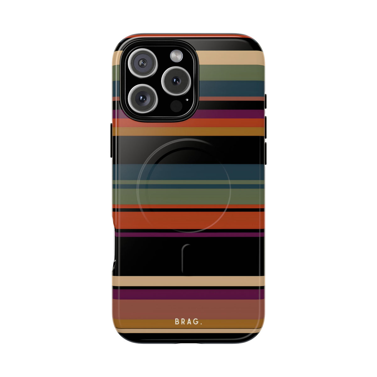 Market Stripe MagSafe Tough Phone Case — Magnetic Protective Cover