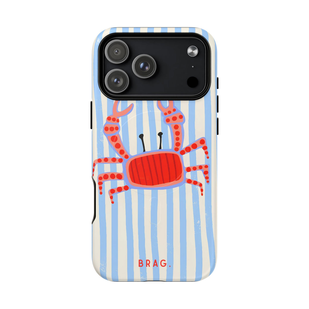 Azure Crab MagSafe Tough Phone Case — Magnetic Protective Cover
