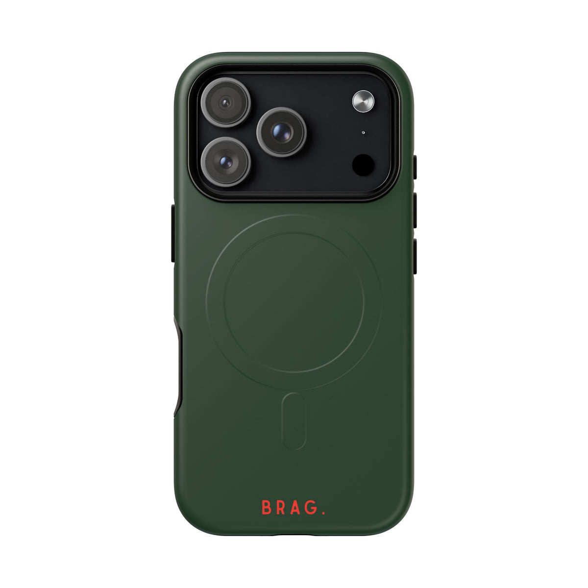 Brag Green MagSafe Tough Phone Case — Magnetic Protective Cover