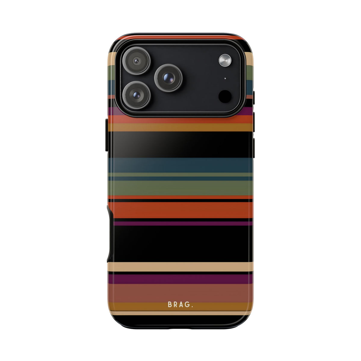 Market Stripe Tough Phone Case – Shockproof Protective iPhone Cover