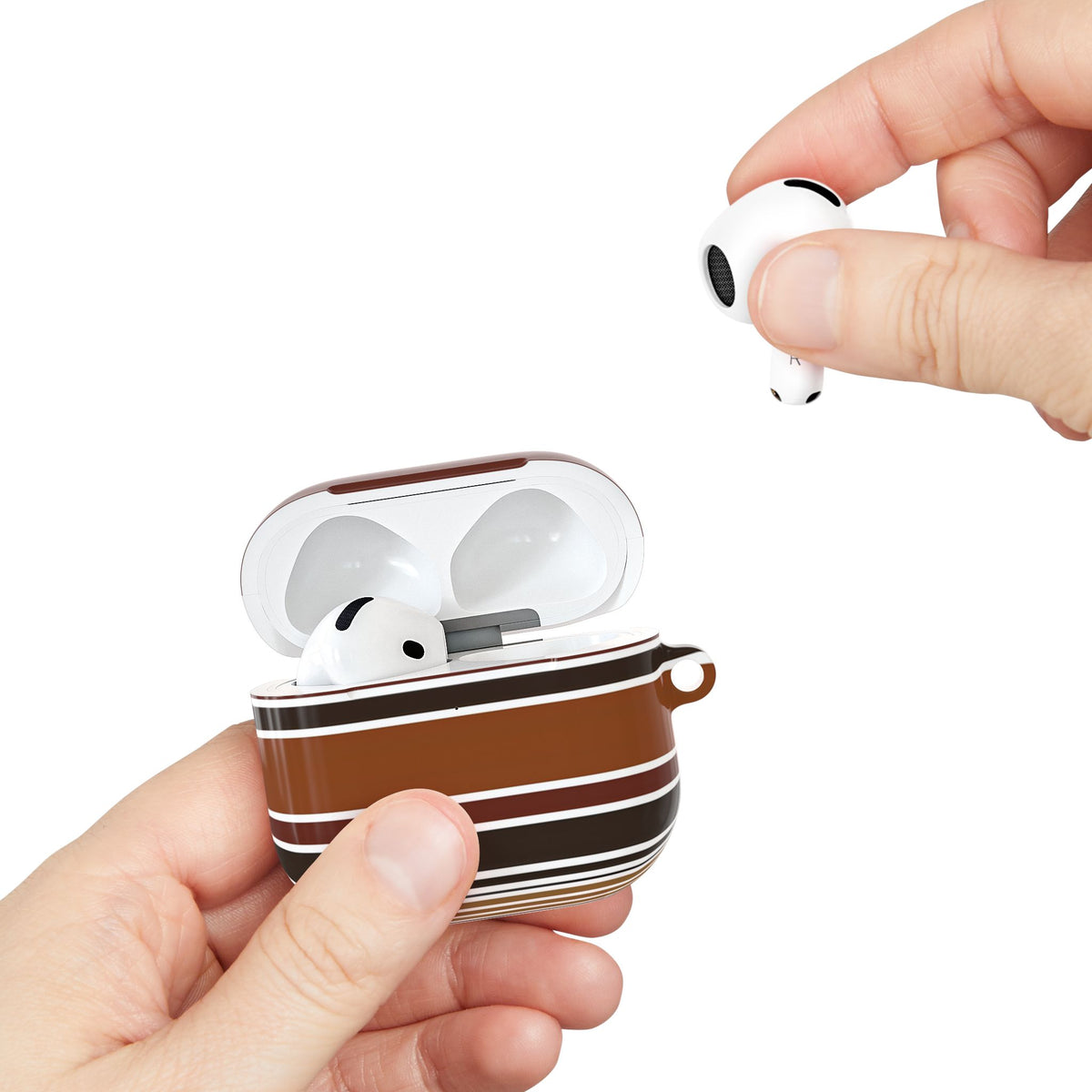 Cocoa Line AirPod Case – Slim Protective Charging Case