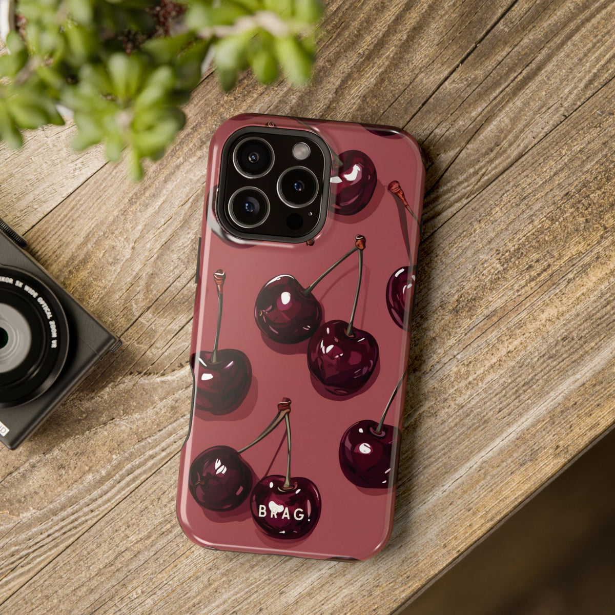 Cherry Babe Magnetic Impact-Resistant Phone Case