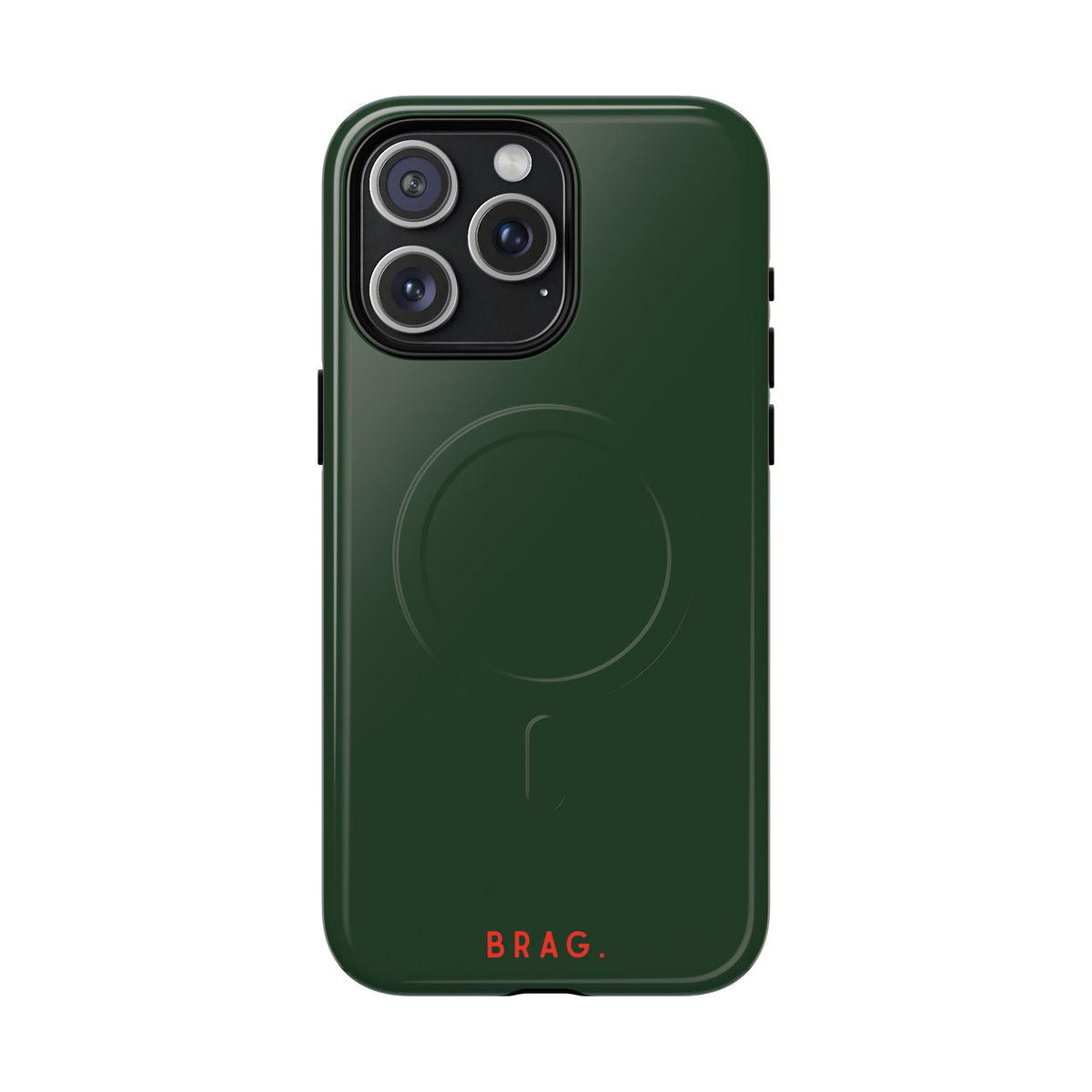 Brag Green MagSafe Tough Phone Case — Magnetic Protective Cover