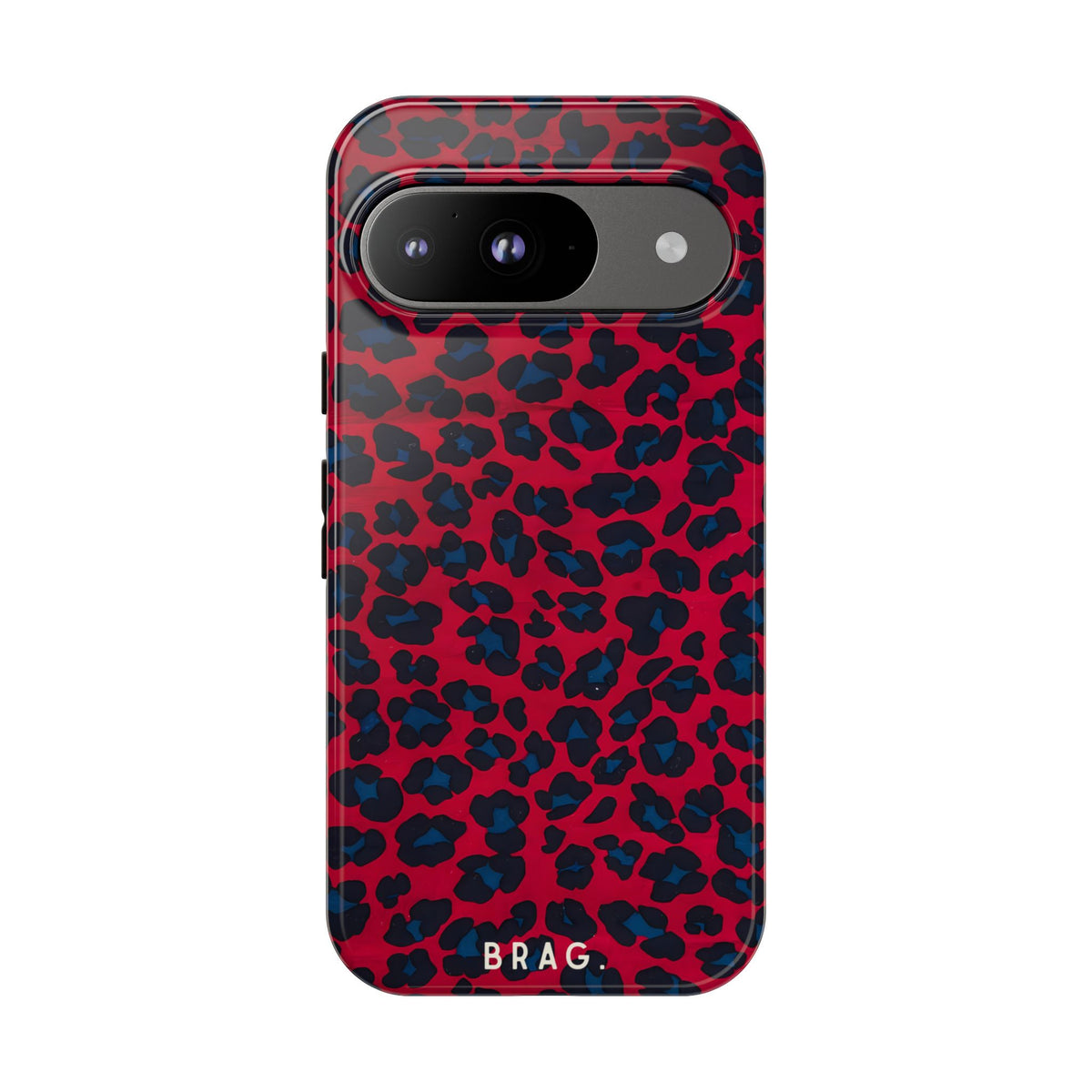Red Flag Tough Phone Case – Shockproof Protective iPhone Cover