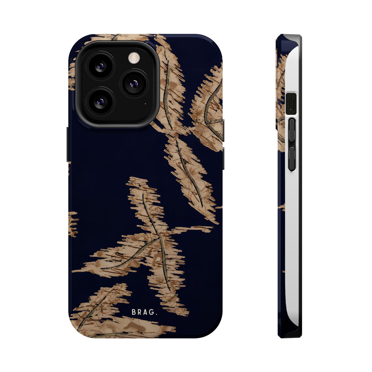 Golden Fern Magnetic Impact-Resistant Phone Case