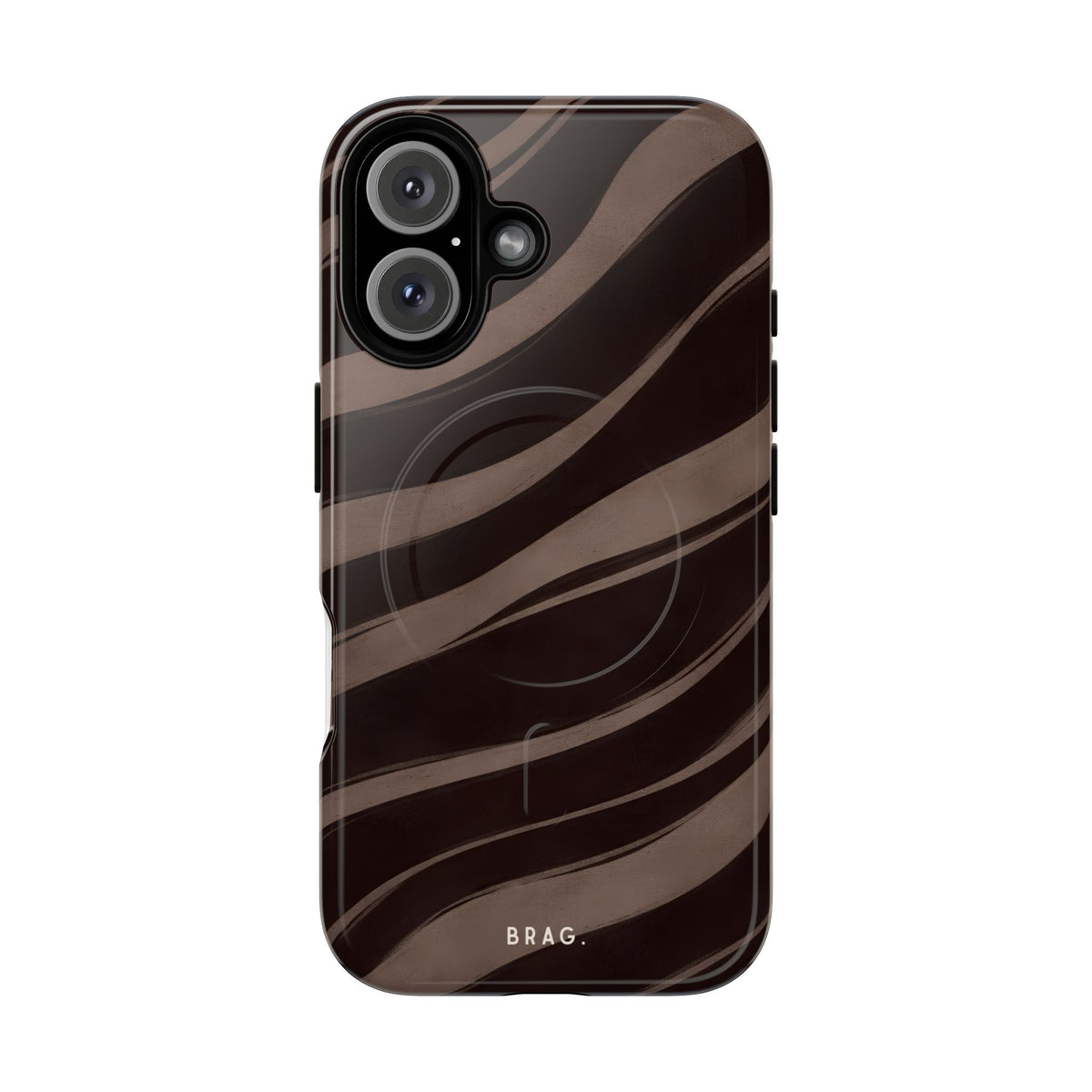 Zebra Wave MagSafe Tough Phone Case — Magnetic Protective Cover