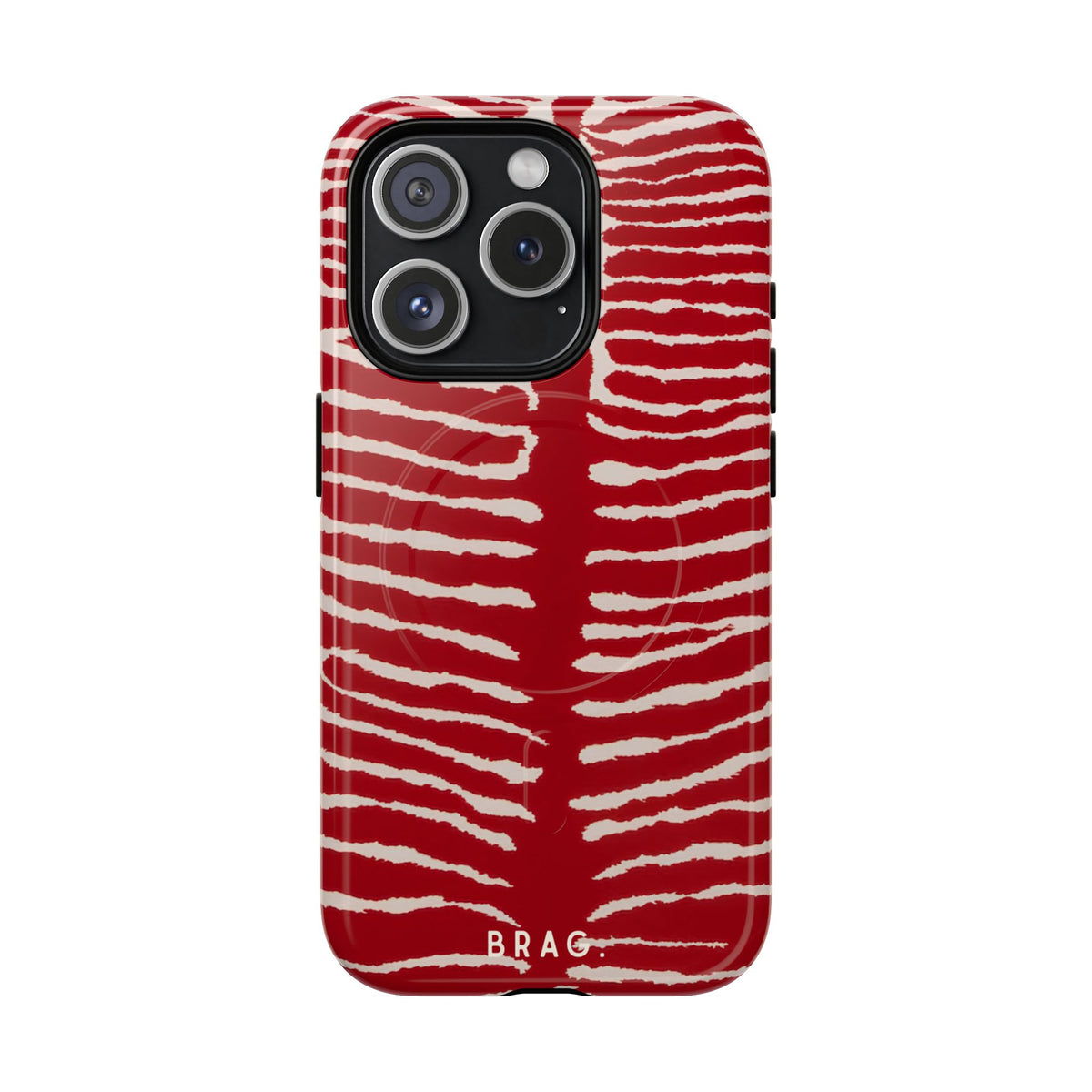 Striped Heat MagSafe Tough Phone Case — Magnetic Protective Cover