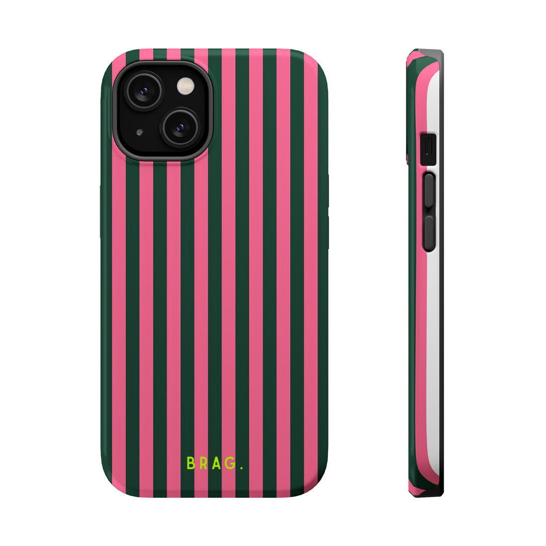 Flamingo Stripe Magnetic Impact-Resistant Phone Case