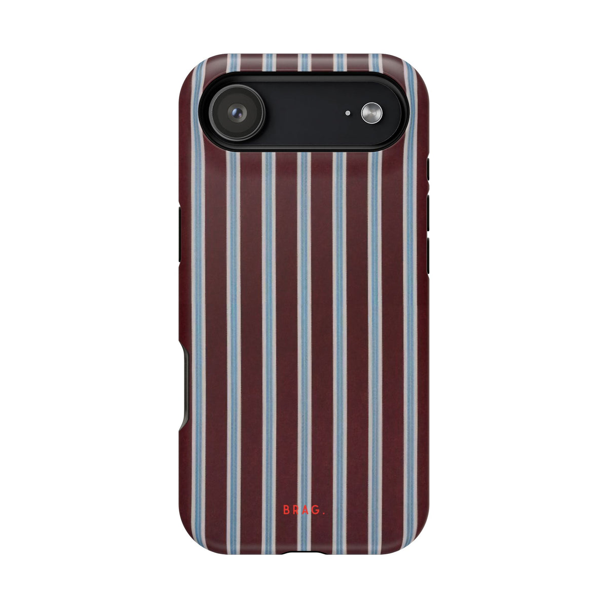 Maroon Lines Magnetic Impact-Resistant Phone Case