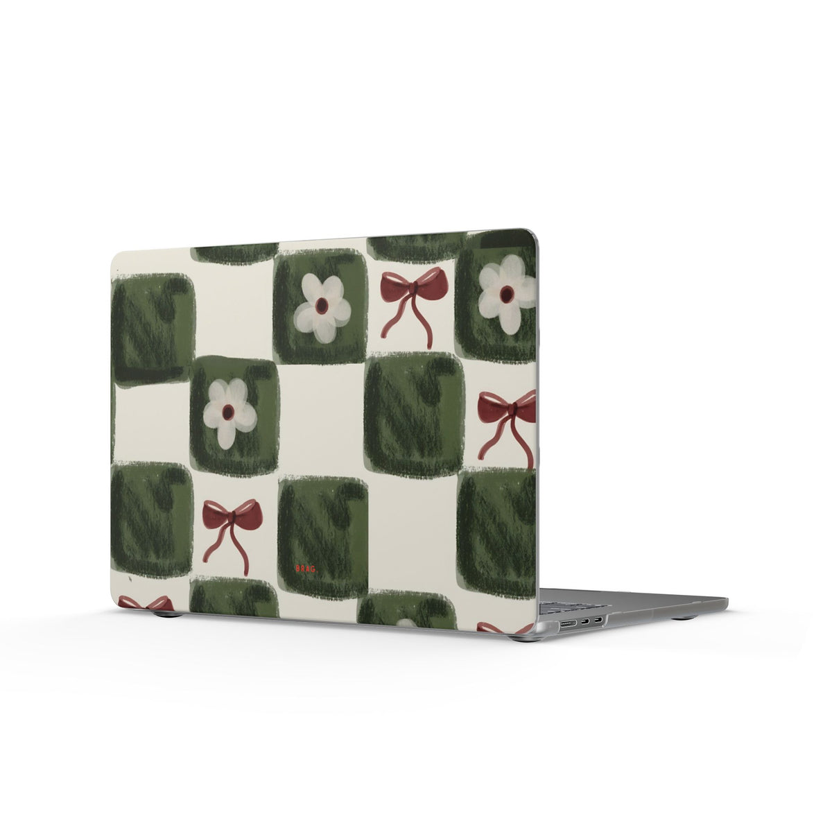 Garden Mosaic Matte MacBook Case — Slim Protective Laptop Cover