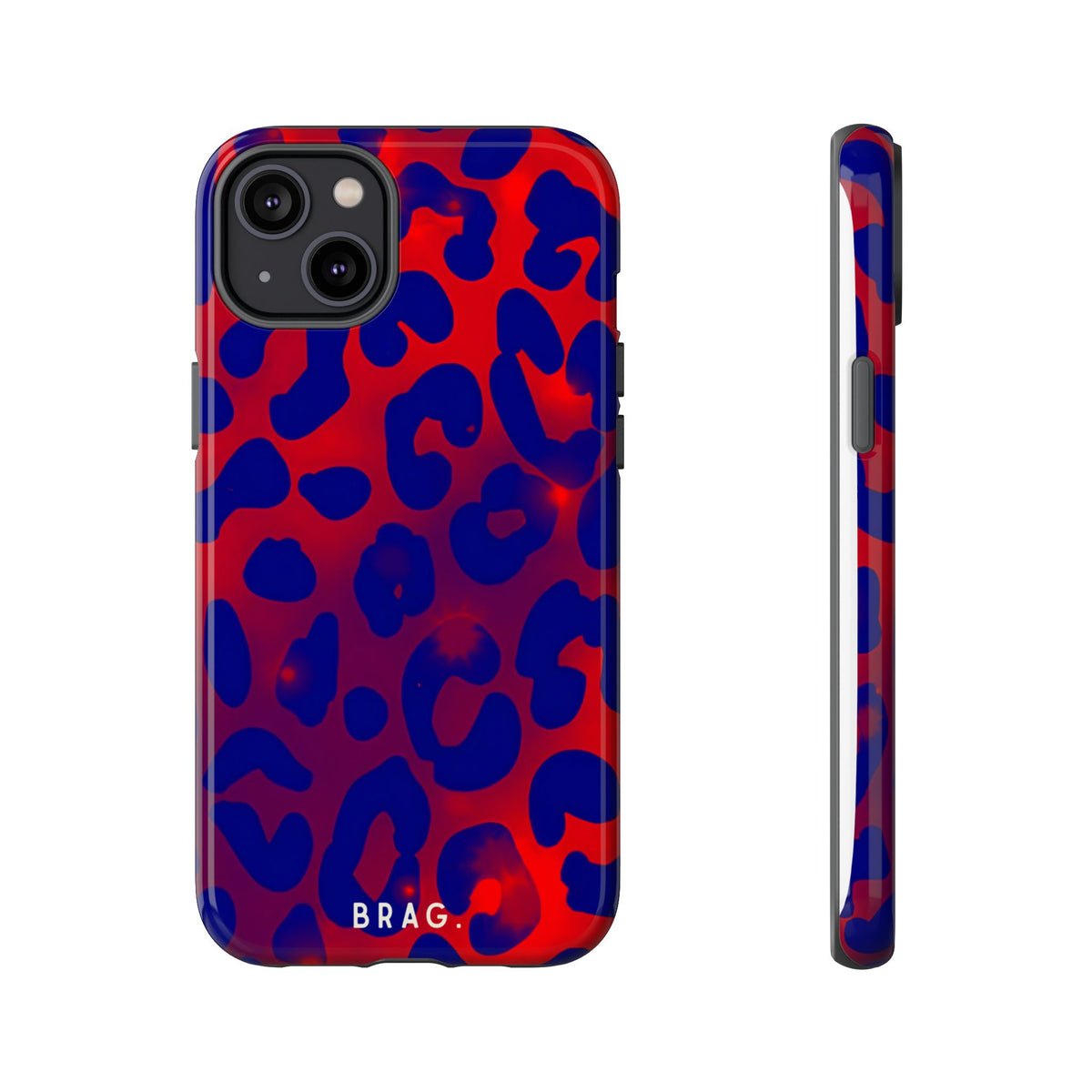 Electric Blue Tough Phone Case – Shockproof Protective iPhone Cover