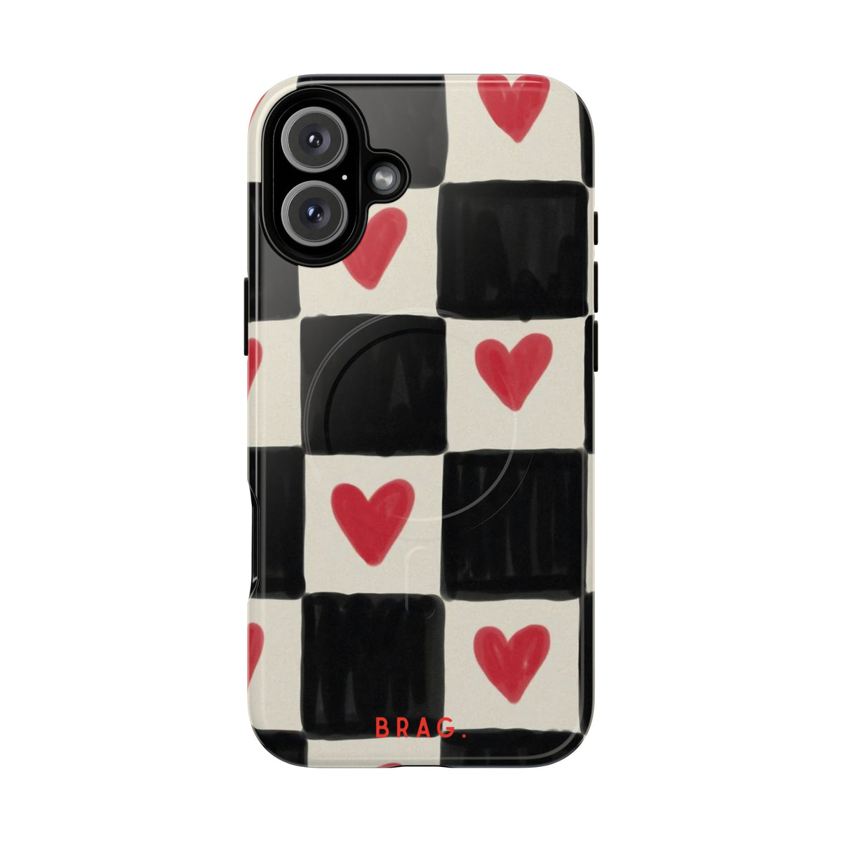 Heart Check MagSafe Tough Phone Case — Magnetic Protective Cover