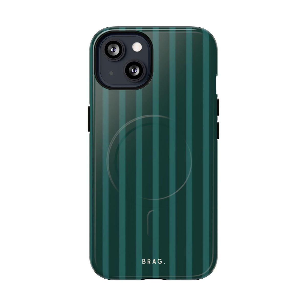 Forest Stripe MagSafe Tough Phone Case — Magnetic Protective Cover