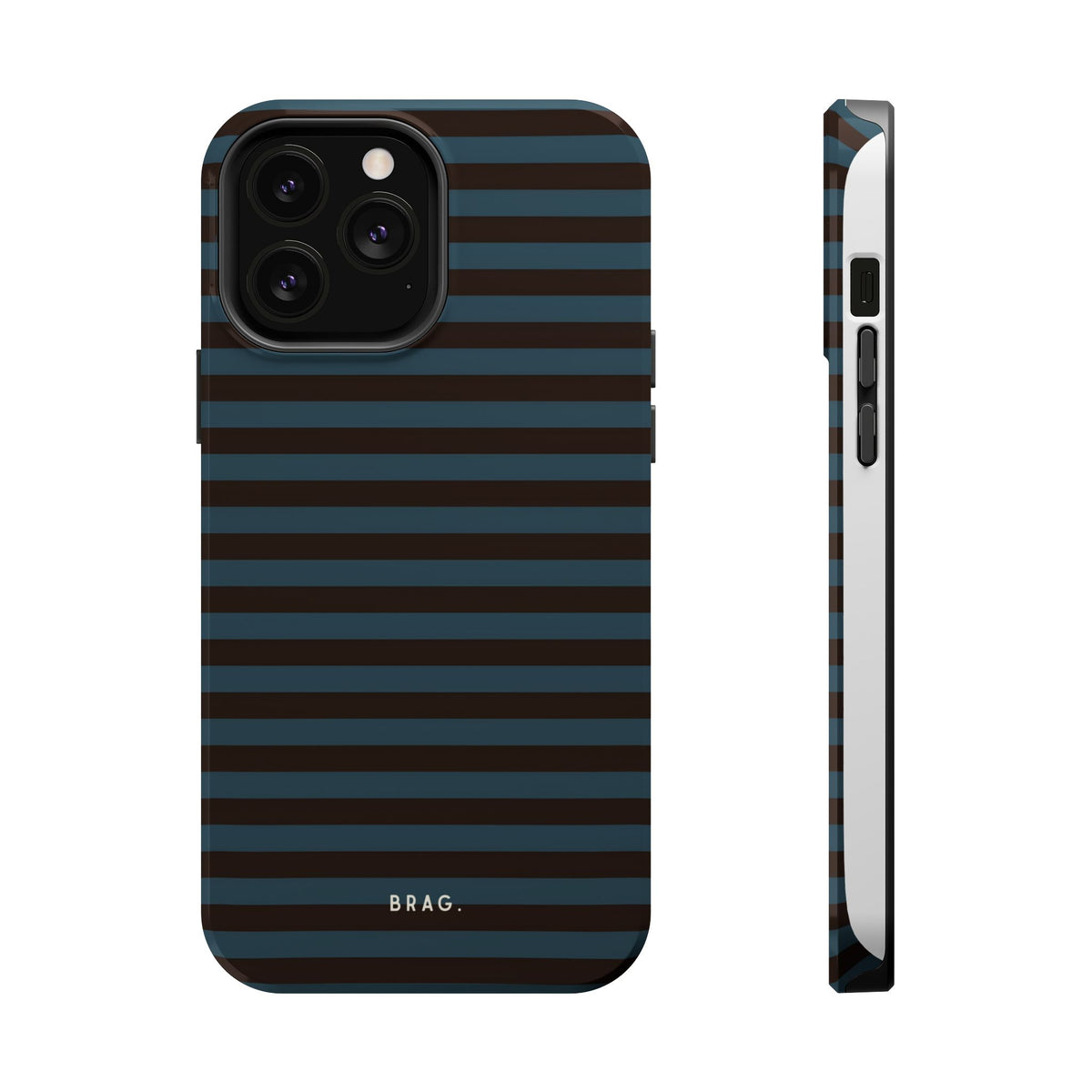 Seaside Stripe Magnetic Impact-Resistant Phone Case