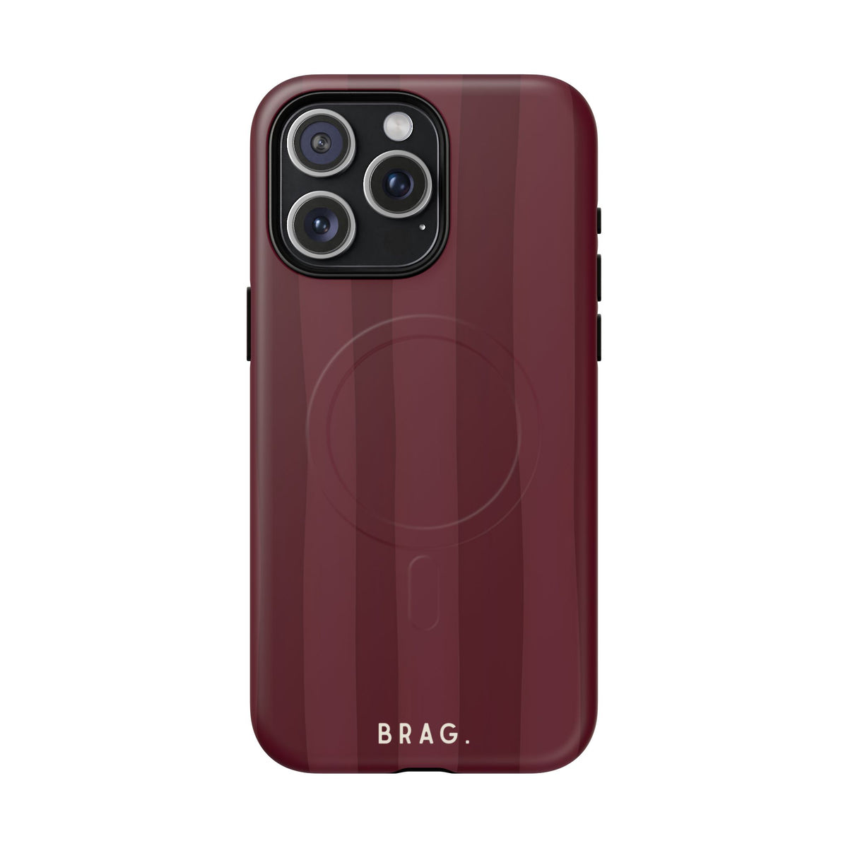 Dark Cherry MagSafe Tough Phone Case — Magnetic Protective Cover