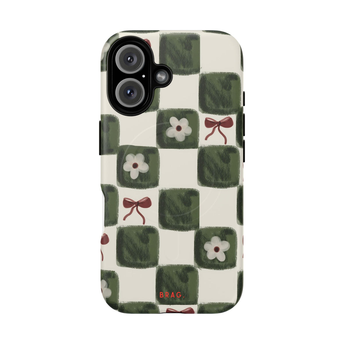 Garden Mosaic MagSafe Tough Phone Case — Magnetic Protective Cover