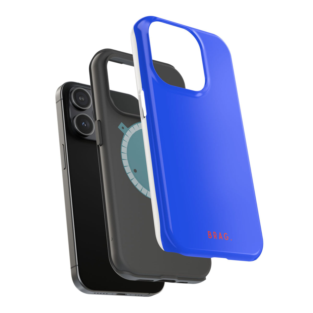 Brag Blue Magnetic Impact-Resistant Phone Case