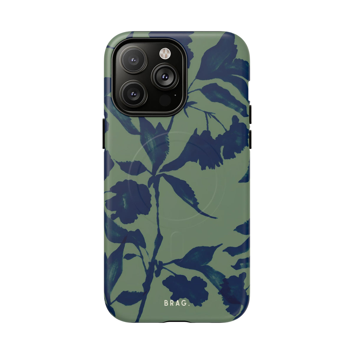 Sage Bloom MagSafe Tough Phone Case — Magnetic Protective Cover