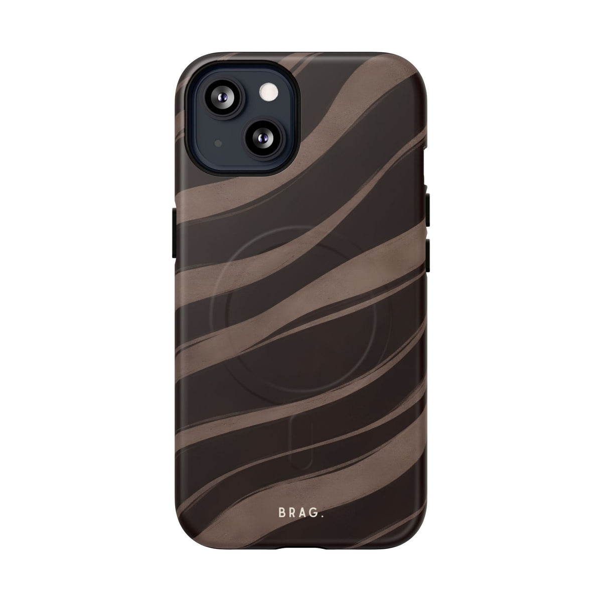 Zebra Wave MagSafe Tough Phone Case — Magnetic Protective Cover