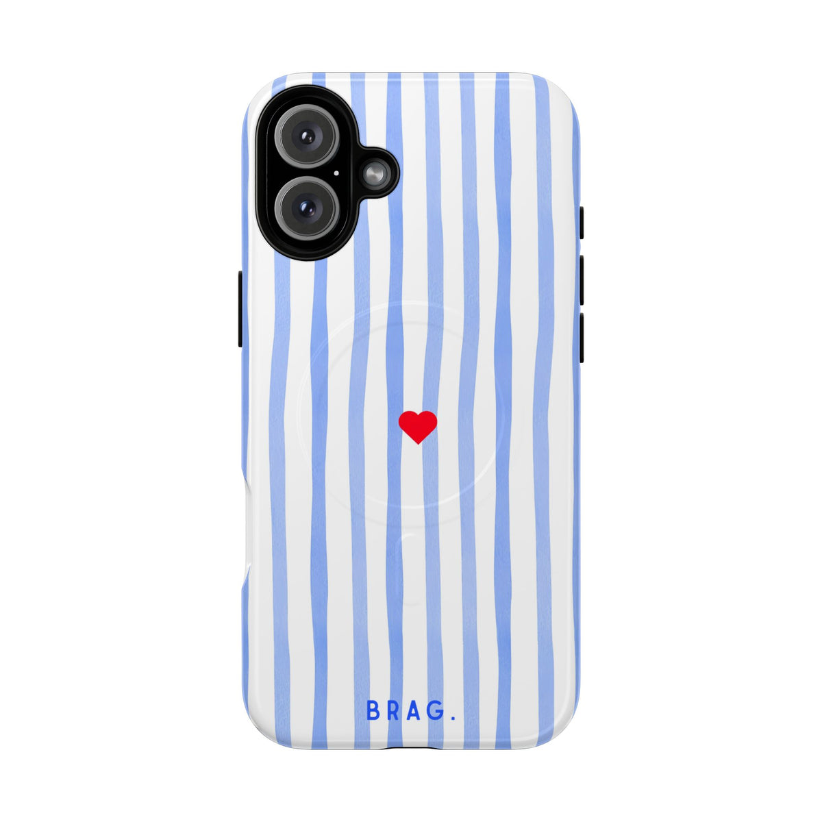 Blue Heart MagSafe Tough Phone Case — Magnetic Protective Cover