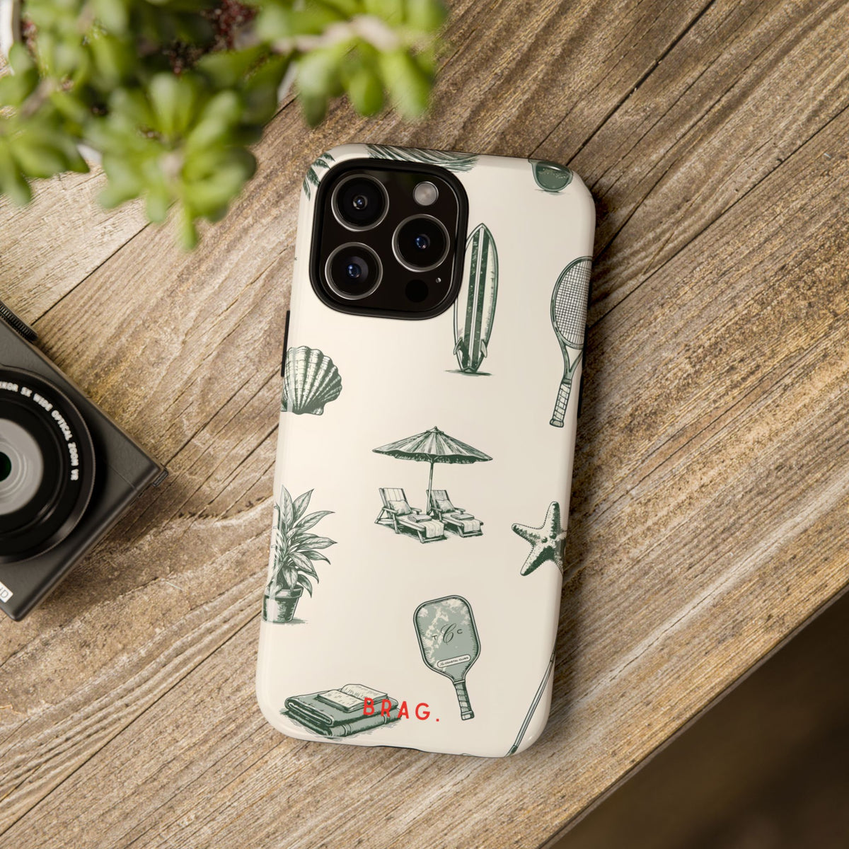 Beach Club Tough Phone Case – Shockproof Protective iPhone Cover