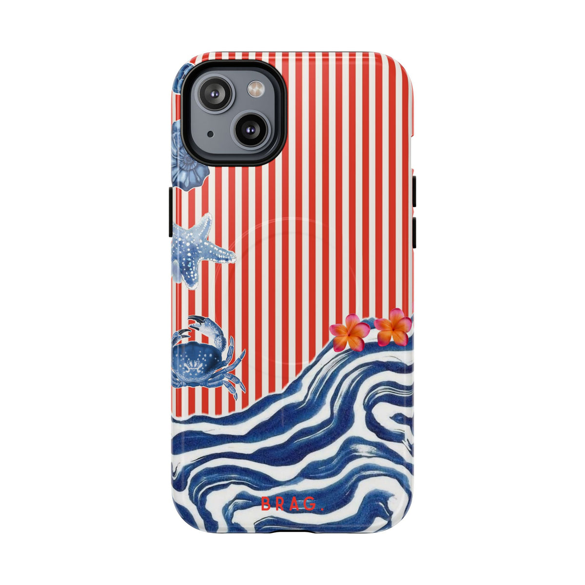 Riviera Postcard MagSafe Tough Phone Case — Magnetic Protective Cover