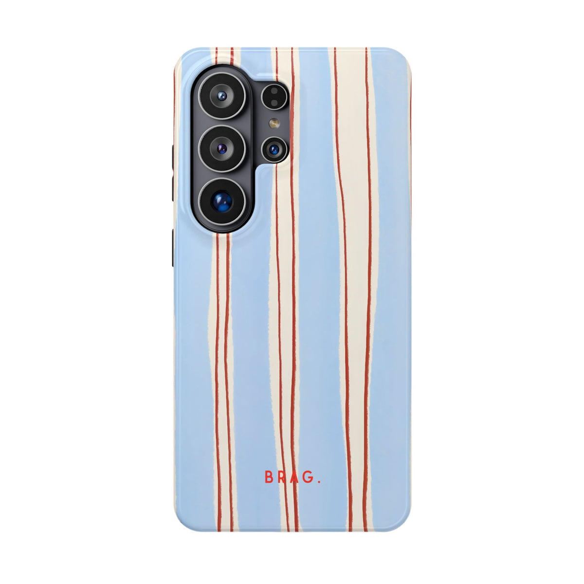 Blue Linen Magnetic Impact-Resistant Phone Case