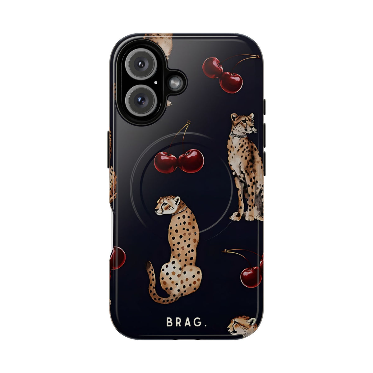 Wild Cherry MagSafe Tough Phone Case — Magnetic Protective Cover