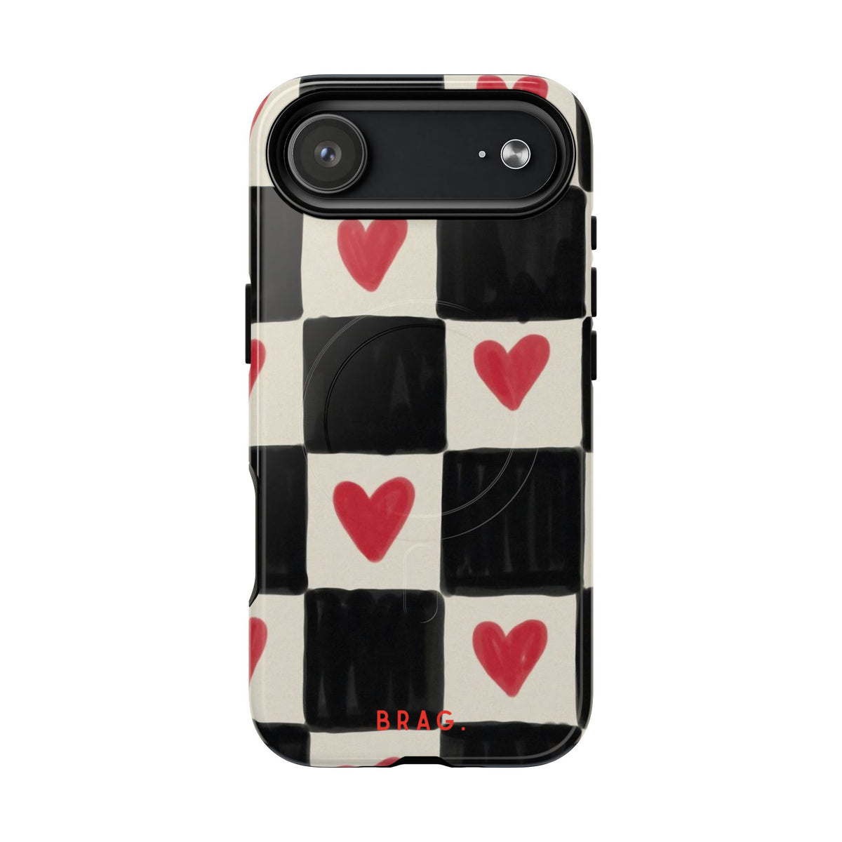 Heart Check MagSafe Tough Phone Case — Magnetic Protective Cover