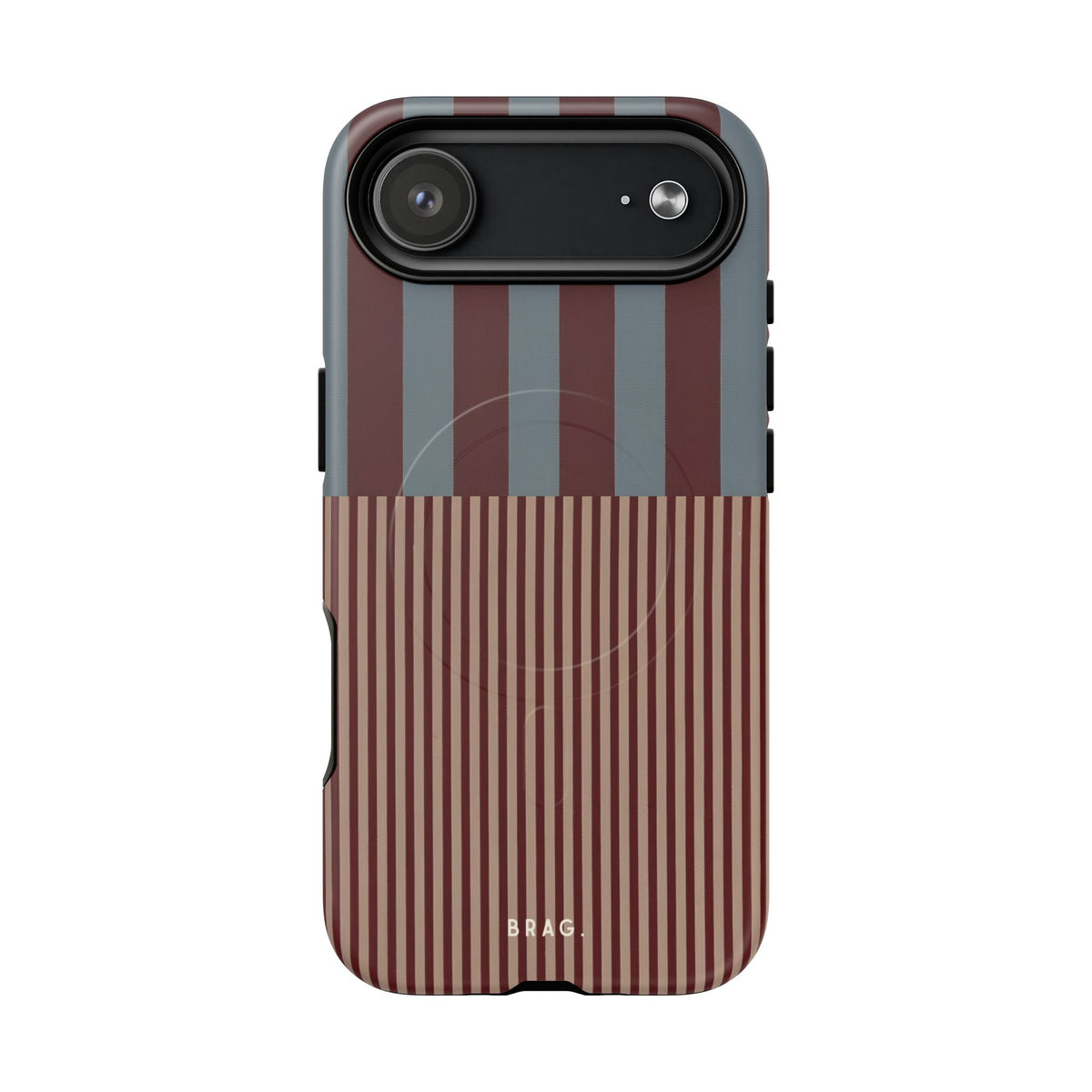 Candy Stripe MagSafe Tough Phone Case — Magnetic Protective Cover