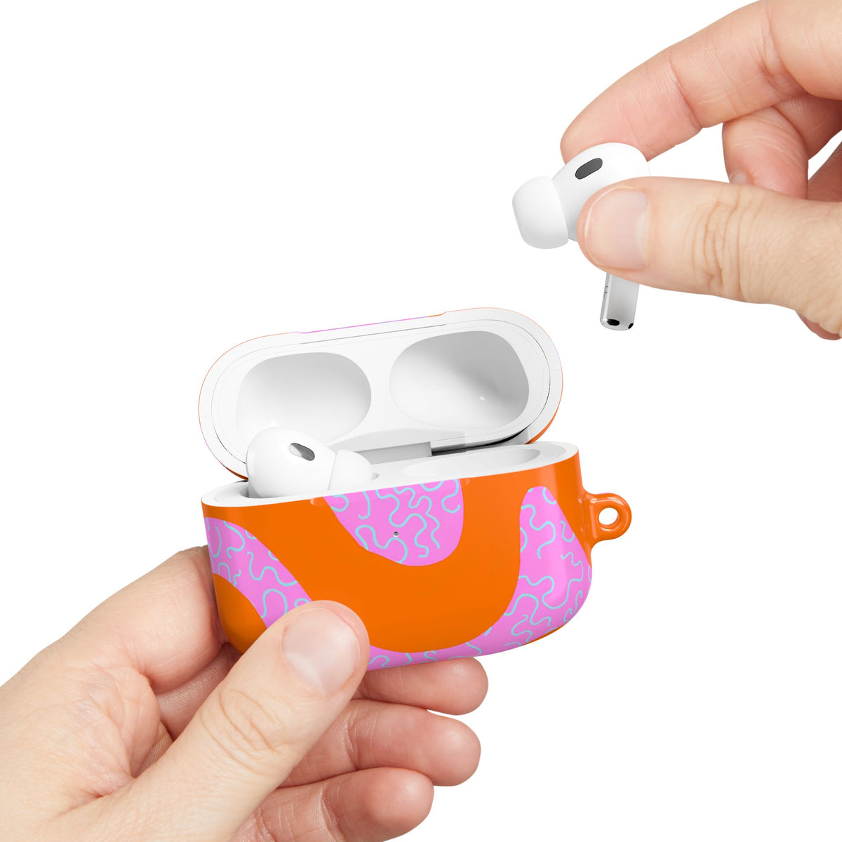 Coral Kiss AirPod Case – Slim Protective Charging Case