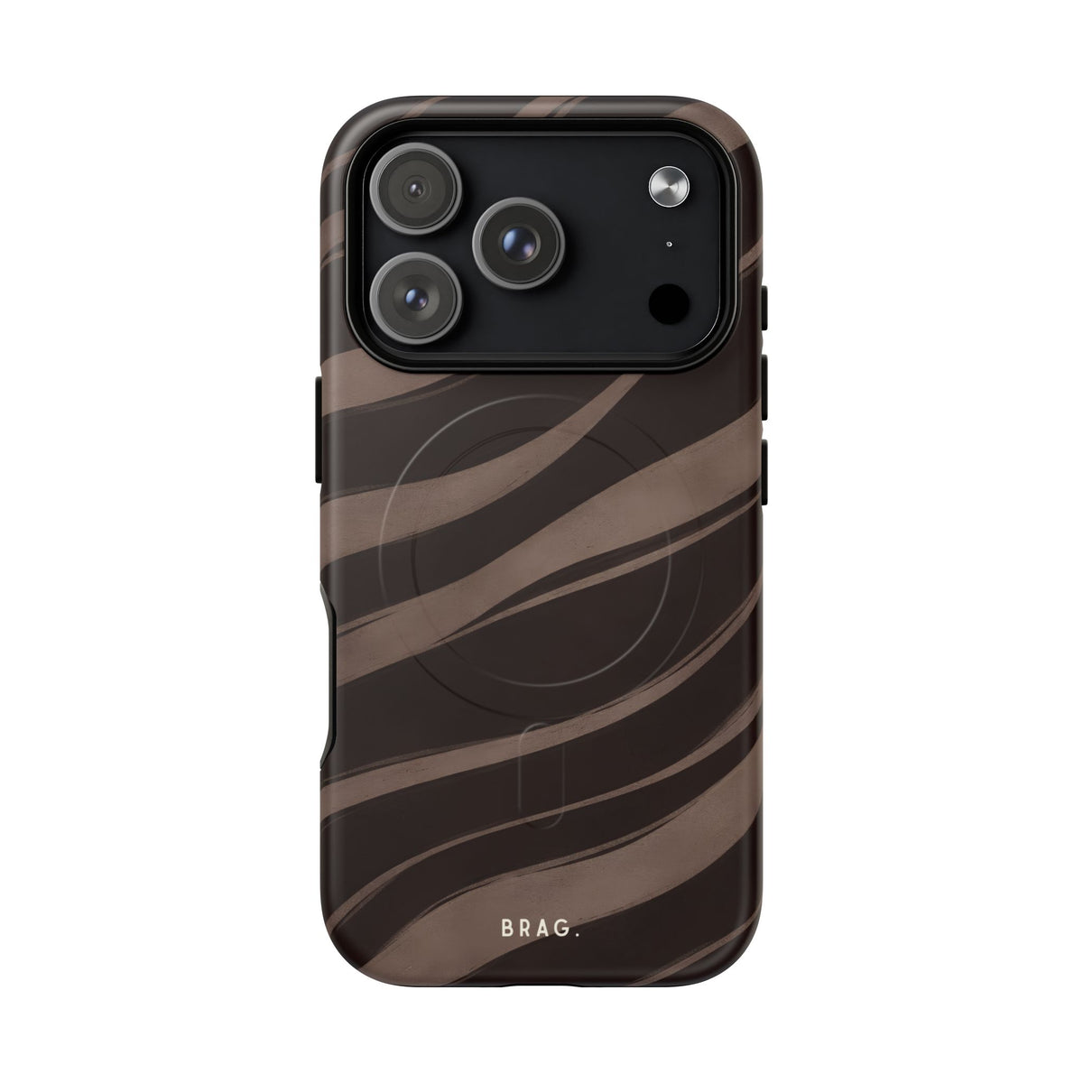 Zebra Wave MagSafe Tough Phone Case — Magnetic Protective Cover