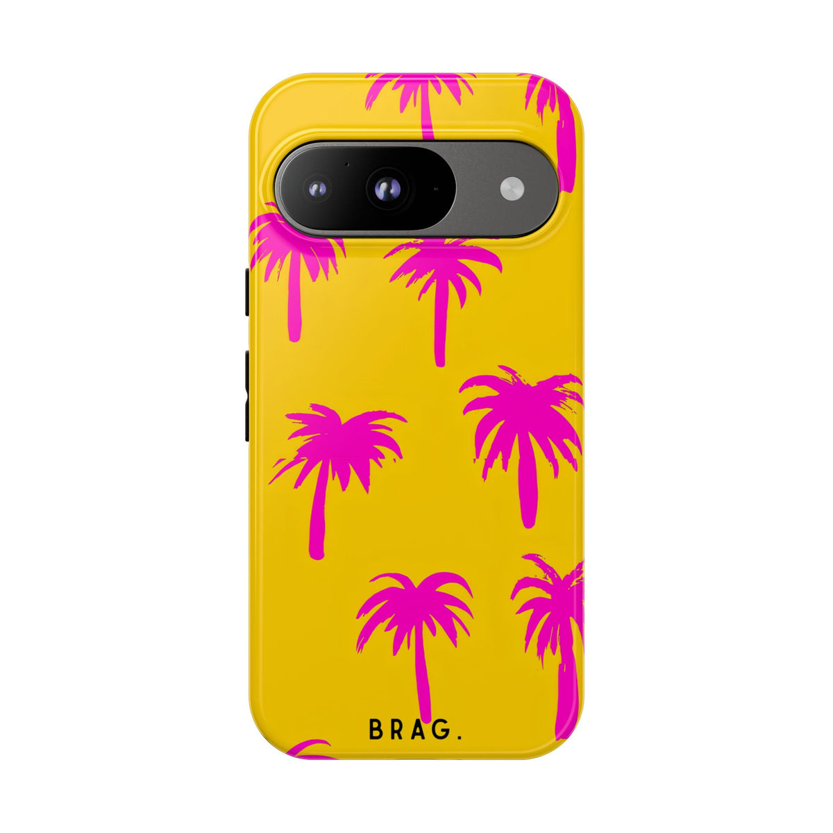 Pink Palms Tough Phone Case – Shockproof Protective iPhone Cover