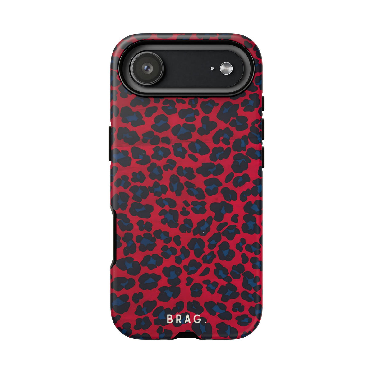 Red Flag Tough Phone Case – Shockproof Protective iPhone Cover