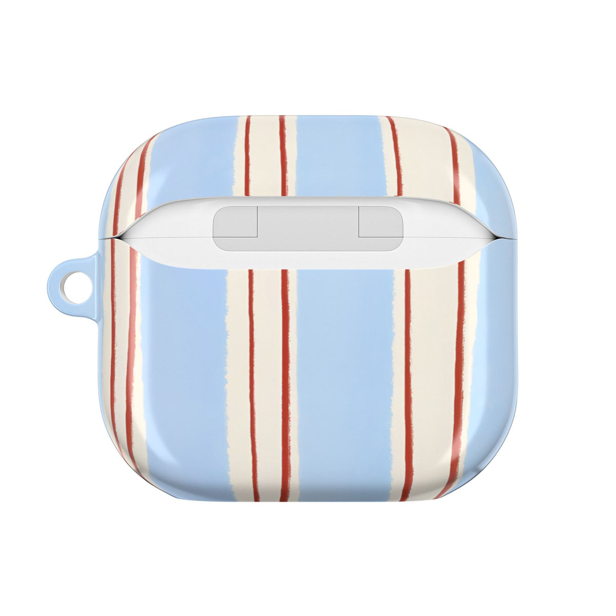 Blue Linen AirPod Case – Slim Protective Charging Case