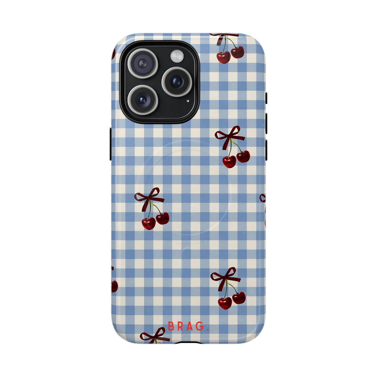 Cherry Picnic MagSafe Tough Phone Case — Magnetic Protective Cover