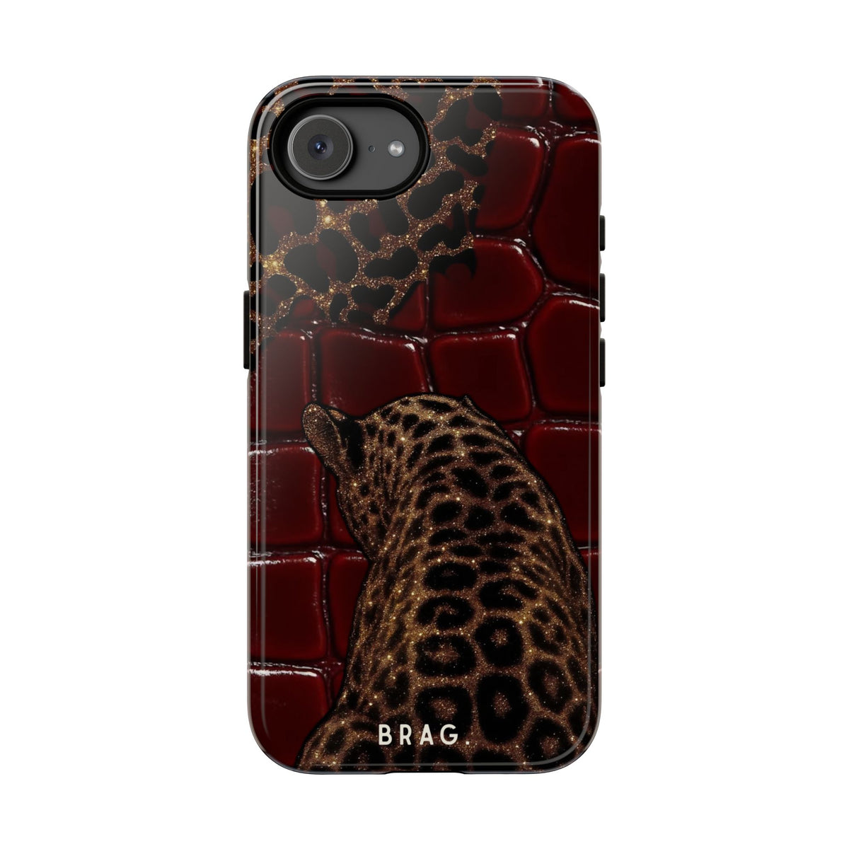 Leopard Lounge Tough Phone Case – Shockproof Protective iPhone Cover