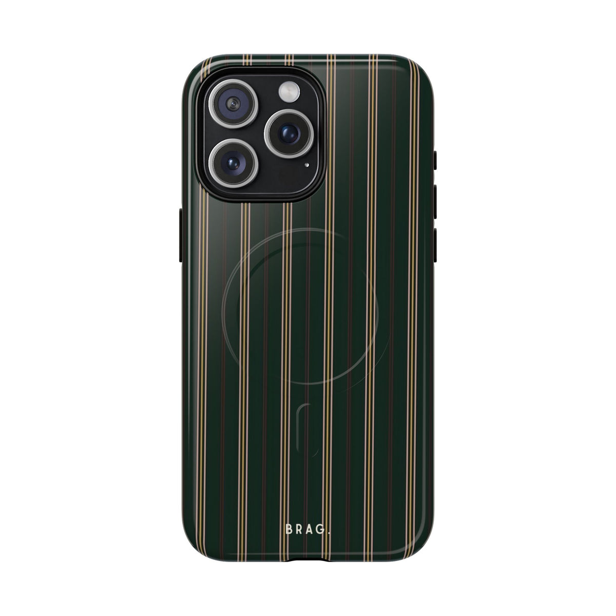 Vintage Pinstripe MagSafe Tough Phone Case — Magnetic Protective Cover
