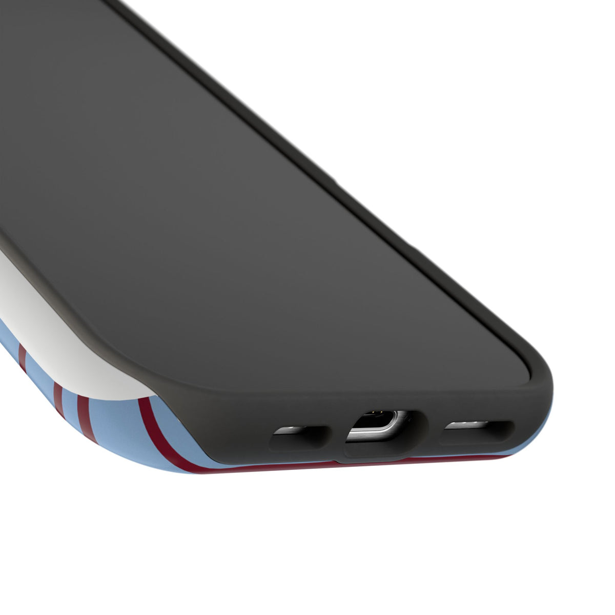 Nautical Stripe Magnetic Impact-Resistant Phone Case