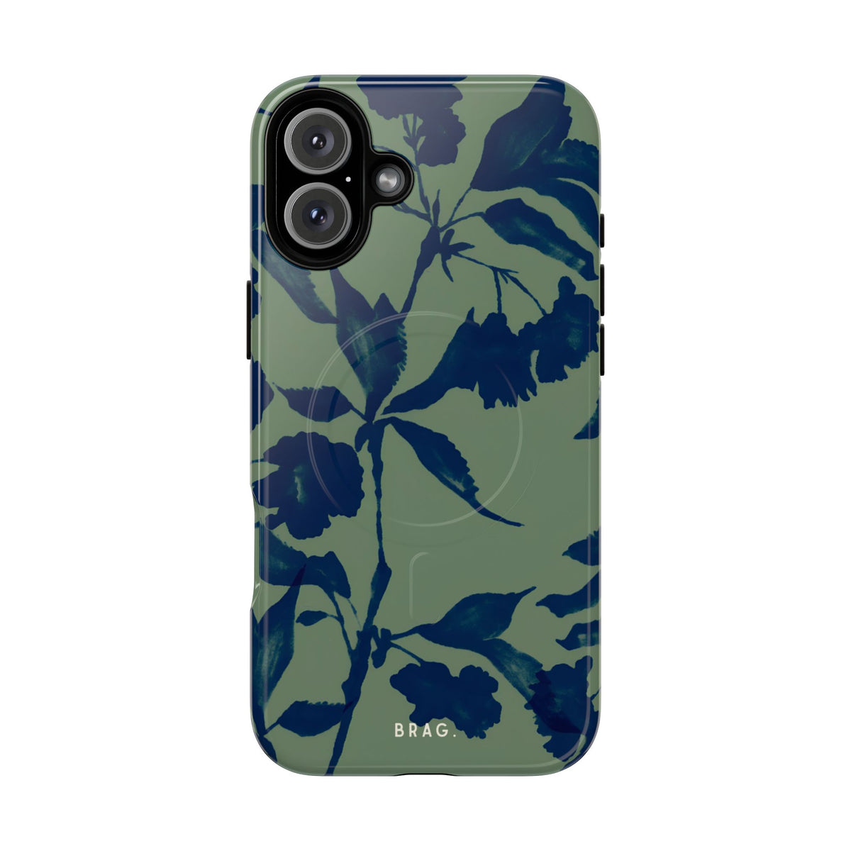 Sage Bloom MagSafe Tough Phone Case — Magnetic Protective Cover