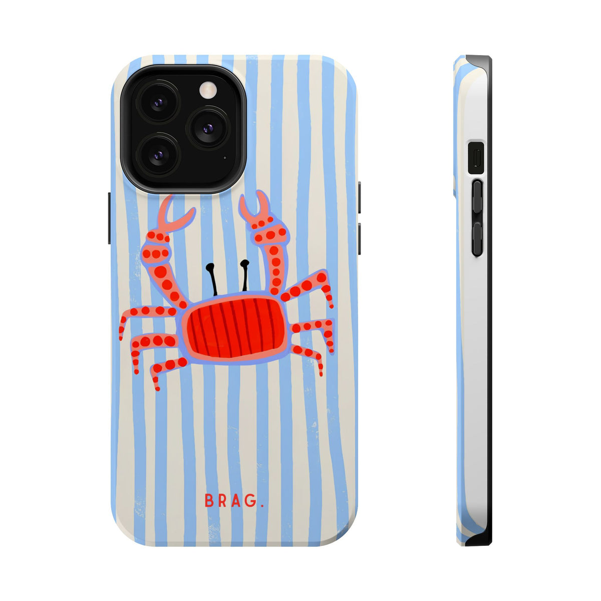 Azure Crab Magnetic Impact-Resistant Phone Case