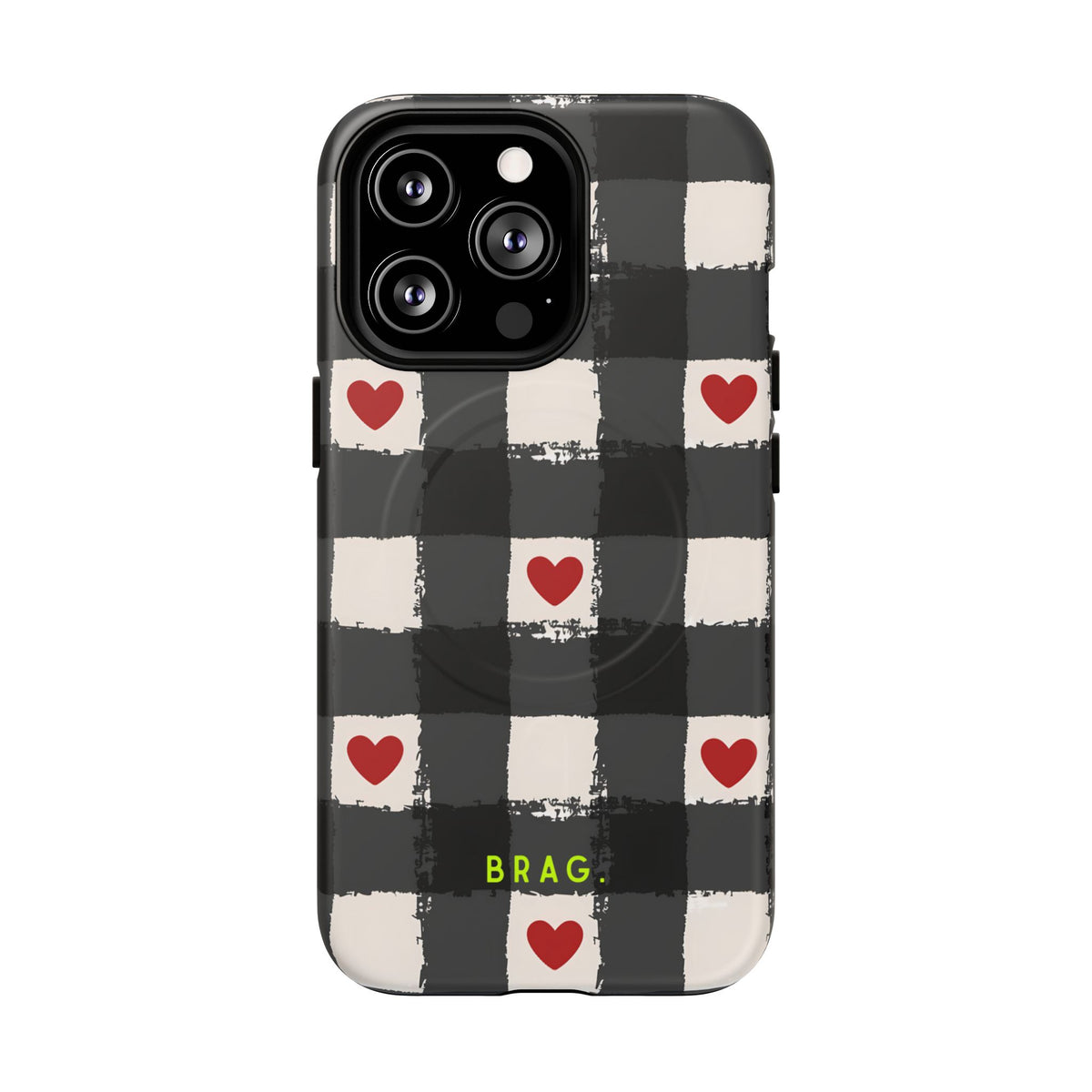 Lucky Heart MagSafe Tough Phone Case — Magnetic Protective Cover